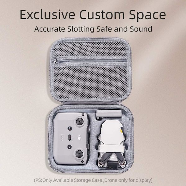Mini 2 SE Kantolaukku Vedenpitävä Iskunkestävä Säilytyslaukku Suojakotelo DJI Mini 2 SE / Mini 2 Droonille ja Kaukosäätimelle