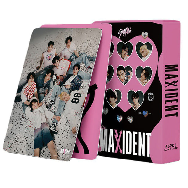 55 stk. Kpop Stray Kids Lomo-kort Nytt Album Gutter Fotokort