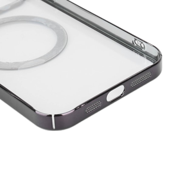 Sort Telefon Cover Belægning Magnetisk Hårdt Cover Mobiltelefon Beskyttelses Cover til IPhone14 PRO MAX