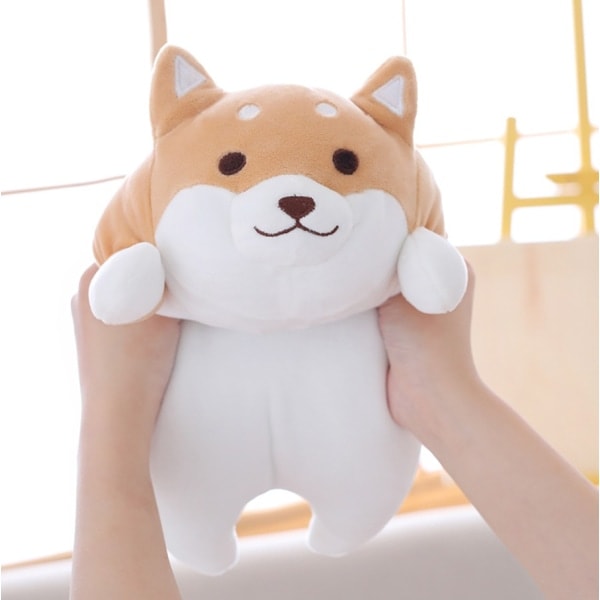 Søt Corgi Akita Kosedyr Dukke Leke Gaver