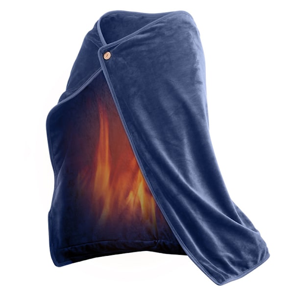 Heated Shawl Electric USB Rechargeable Stuffed Heated Blanket Cover For Winter Warming Accessories