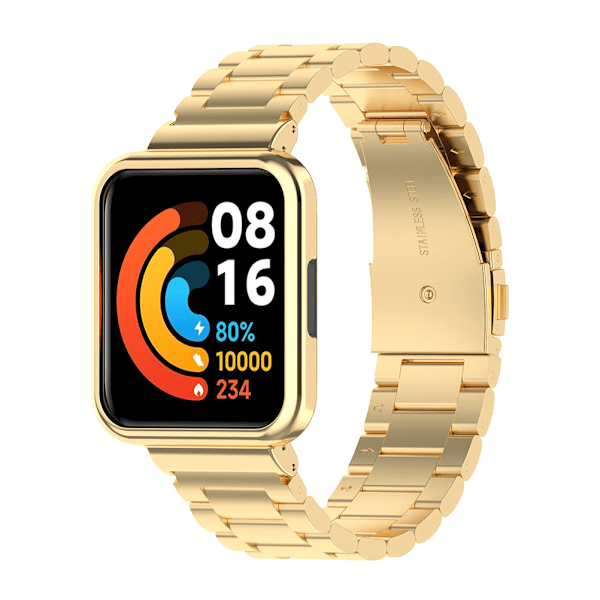 Metalliranneke ja suojakotelo Xiaomi Redmi Watch2 Lite International -versiolle