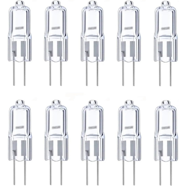 10 x halogenkapselpære G4 5W 10W 20W 5 10 20W 12V pære [Energi