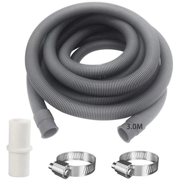 Drain hose for washing machine, extension hose for washing machine, 3 m