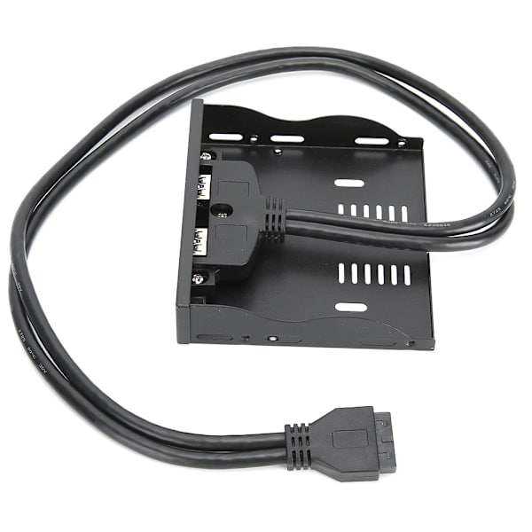 USB 3.0 Floppy Bay Frontpanel 19 Pin til 2 Port USB 3.0 Interface Hub
