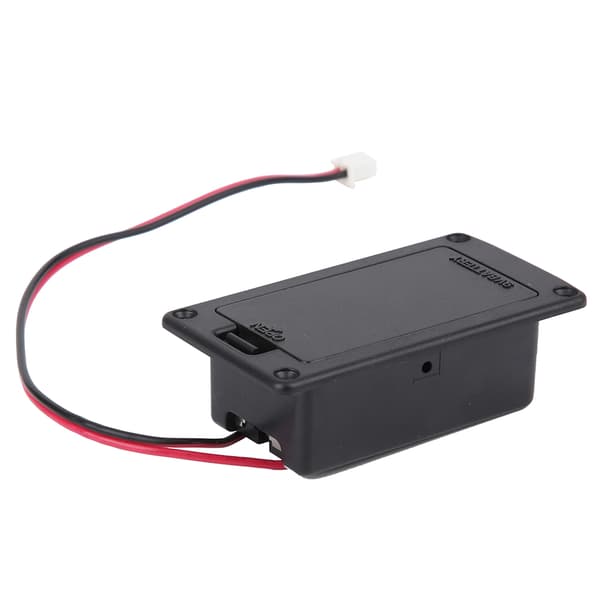 Aktiv Gitarrbas Ersättnings Batterifodral Lock Box Pickup Hållare