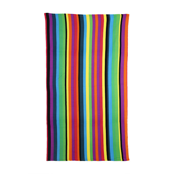 Stort hurtigtørrende mikrofiber strandhåndklæde (100x180cm) - Letvægt, farverigt og meget absorberende