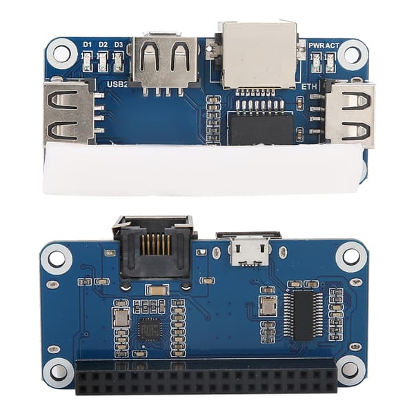 Raspberry Pi Udvidelseskort 3 Port USB Hub til Pi 4B Zero W Elektronisk Komponent