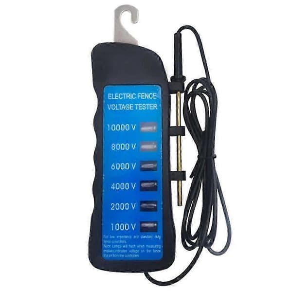 Hegnspændingstester 1000V Elektronisk Hegnsspændingstester, Hegnstester blue