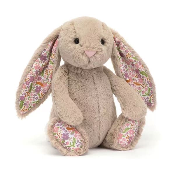 Jellycat Brun Blomsterkanin Flat Leke, Mellomstor, 51cm[dt]