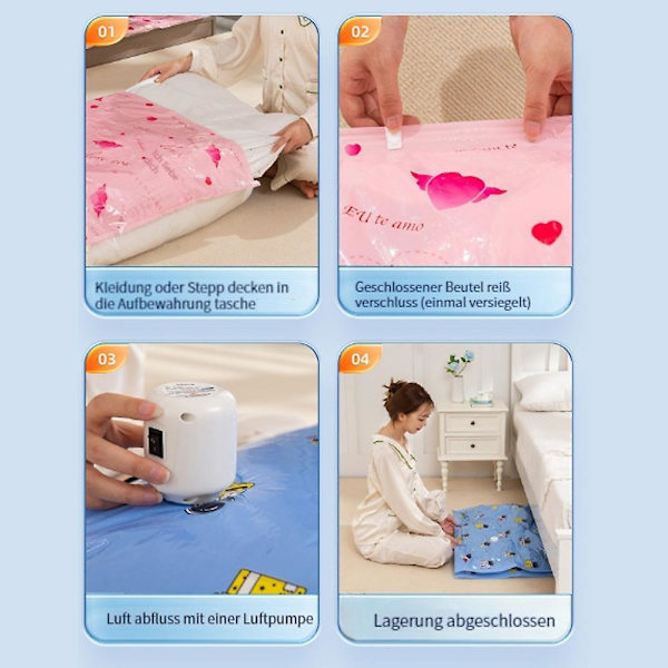Vakuumförvaringspåsar, Space Saver Vakuumförseglingspåsar