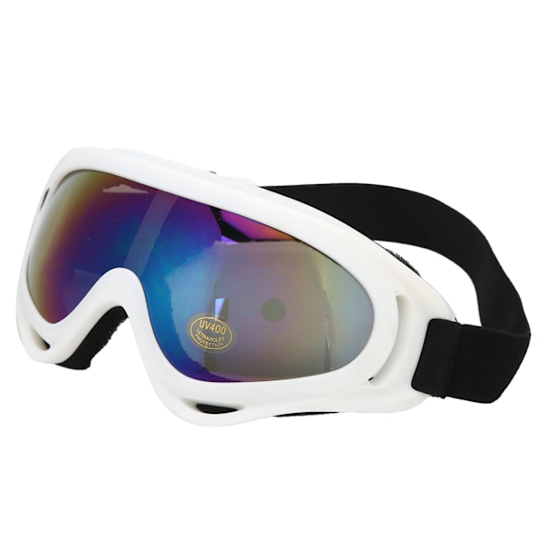 HT Barnegoggles med anti-tåke, dobbeltlags vindtett og UV-bestandig funksjoner for snøaktiviteter White
