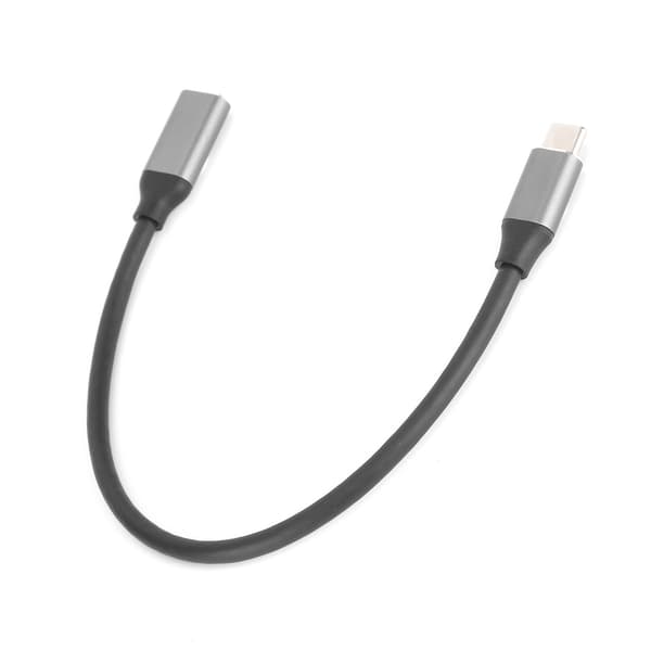 4K HD USB C Forlængerkabel 0,25m Han til Hun 3A 60W PD Support