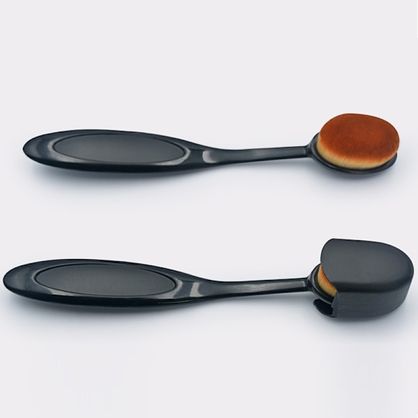 Tandborsteformad makeupborste Multifunktionsborste 2PCS