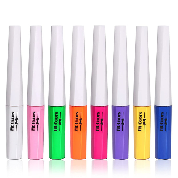 8 färger Neon Liquid Eyeliner YELLOW
