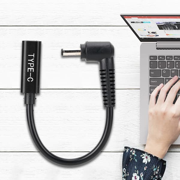 USB C PD Opladerkabel 4.0x3.5mm Barrel Connector til ASUS Laptop