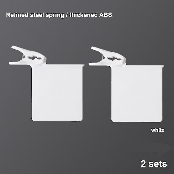 2st Kylskåp Klassificerad Förvaring Transparent Divider White
