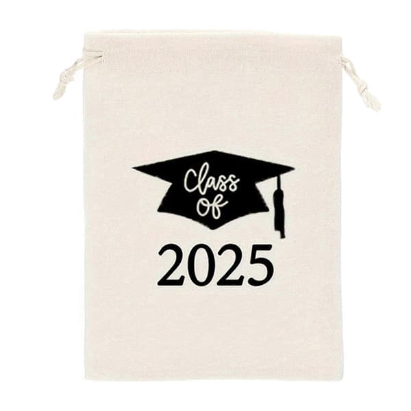 2025 Godisväskor för examen Jul Bröllopsgodisförpackning Presentpåsar för examensfester och evenemang 15x20cm