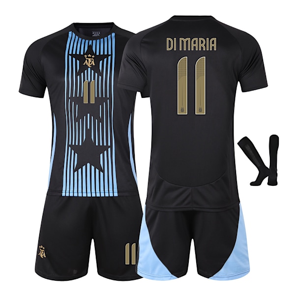 Di Maria nr. 11 Barnefotball Treningsuniform - 2025 Argentina Edition S