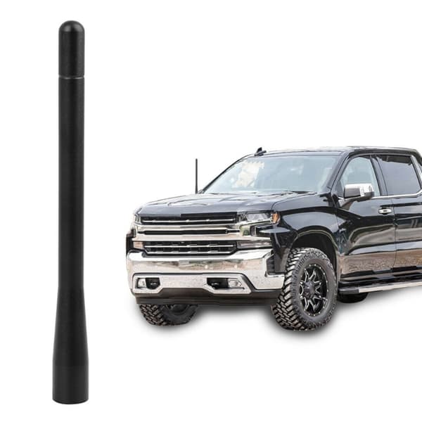 4,7 tommer bilantenne i aluminiumslegering Universal AM/FM-masttilpasning til Chevy Silverado 1500 07-19