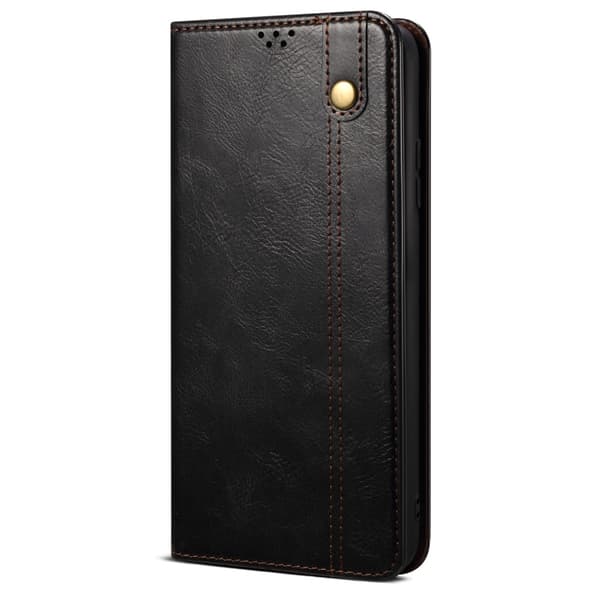 Til Samsung Galaxy S25 Ultra Pungcover - Sort Svart black