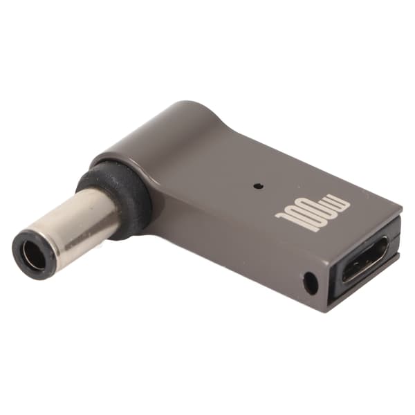 USB C Hunn til DC Adapter PD Hurtiglading 100W Kompakt Bærbar Albuedesign 6x0.6mm Strømadapter