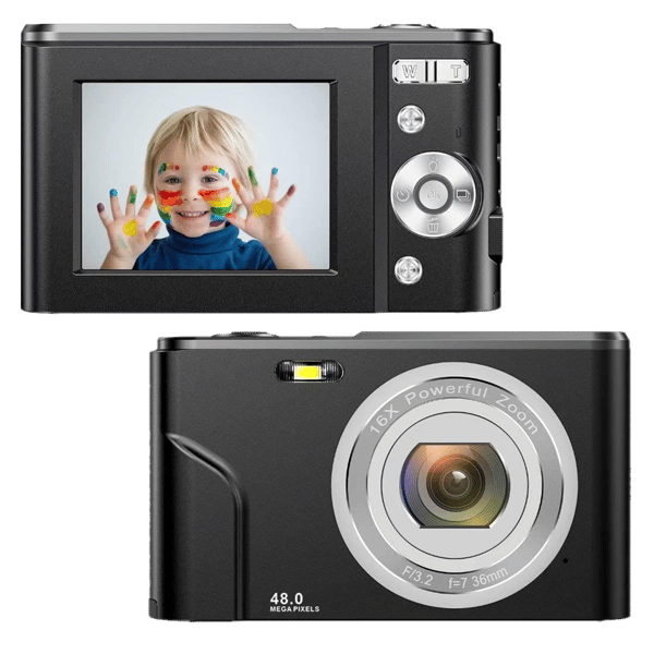 Digitalkamera 1080P / 48 megapixel / 16x zoom Sort Black 277