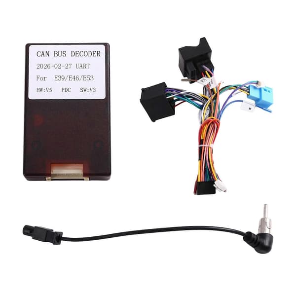 Android bilradio CAN-Bus 16-bens adapter til BMW 5-serie E46 E39 X5 E53 radio strømkabel Canbus boksstik [dt]