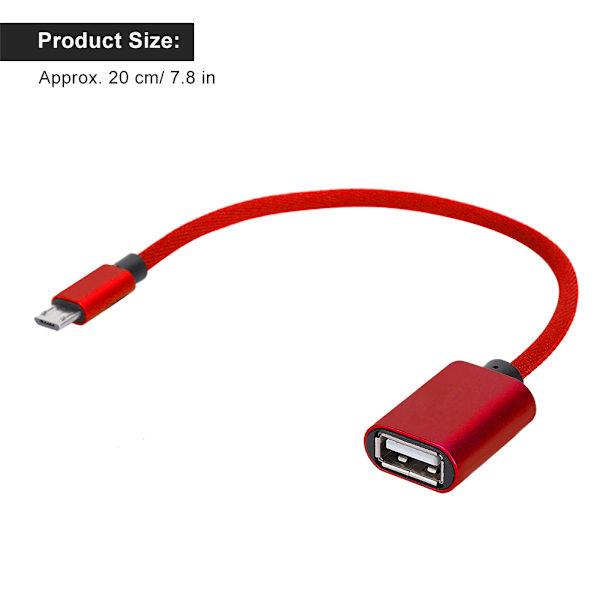 Typ C OTG USB-adapteromvandlare Micro USB-kabel AUX-ljudkabel för Android