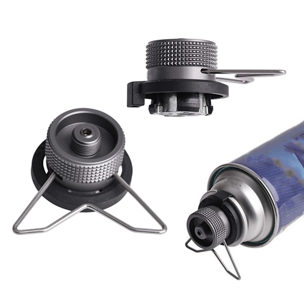 Butan Adapter med Stabilt Beslag til Gaspatron Konvertering: Lindal Ventil Input/Output Dyse