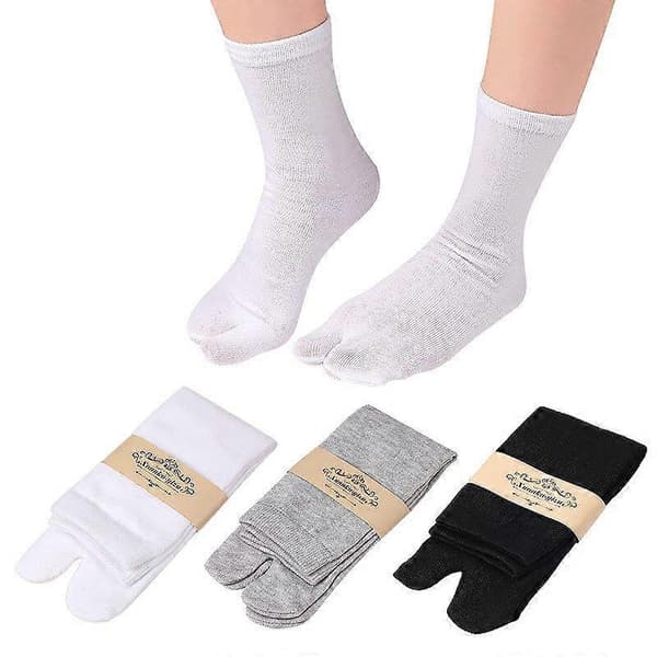 5 par flip flop-sokker Tabi Split Toe Sokker Tåsokker