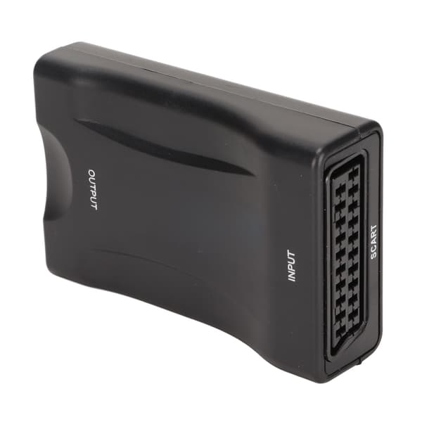 SCART til HDMI-konverter HD-videoadapter med USB-kabel 720P 1080P-utgangsstøtte