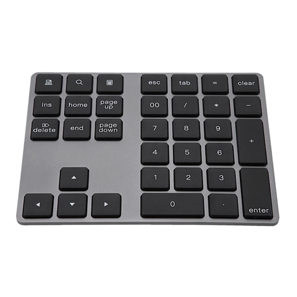 Trådløst Bluetooth numerisk tastatur til Apple PC Sort 34 taster