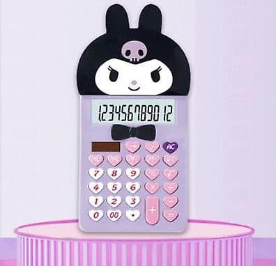 Kompakt Sanrio Lommeregner 12-cifret LCD-display