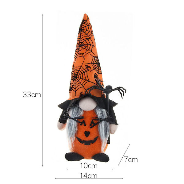 Halloween Layout Rekvisita Dekoration Spider Skull Ansiktslös Gammal