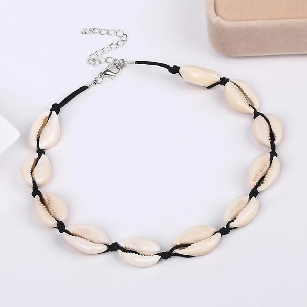 Kvinnor Bohemian Shell Choker Chain Halsband Snygga smycken presenter
