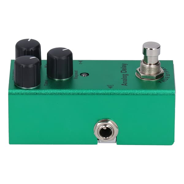 Mini True Bypass Analog Delay Guitar Effekt Pedal Bærbar Aluminium Legering DC 9V JDF-10