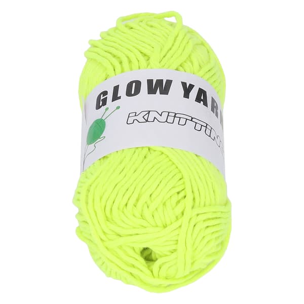 164 ft Selvlysende Chunky Garn DIY Polyester Glød Strikkegarn til Tæppe Sweater Hat Farve 3