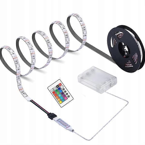 LED-list med fjärrkontroll, batteridriven