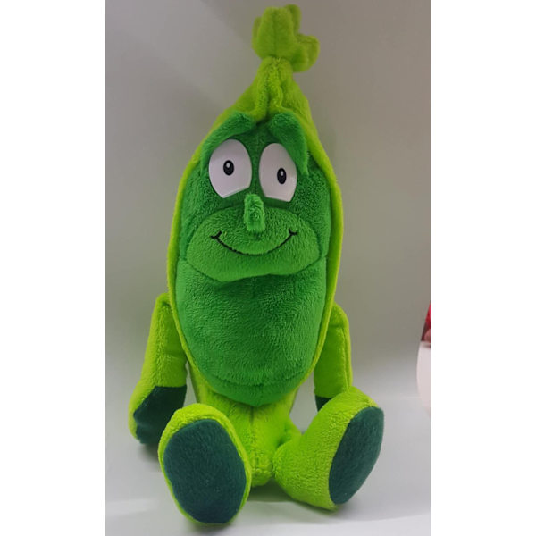 Söt tecknad frukt grönsak plysch leksak docka Peas