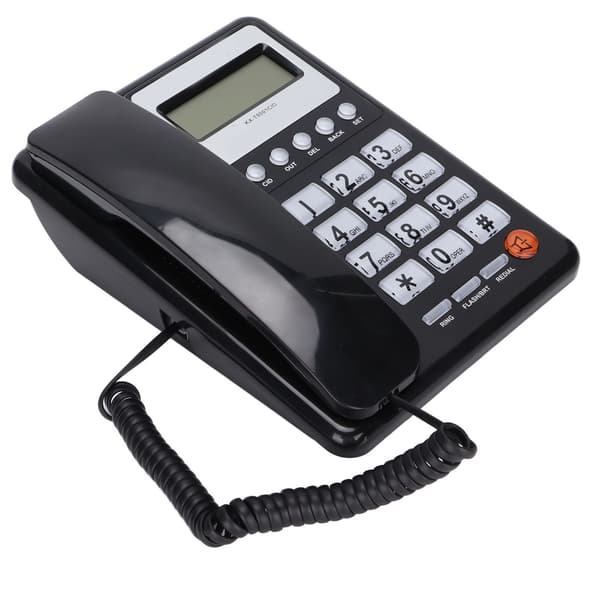 KXT8001CID Multifunktionel Fastnettelefon med LCD-display til Hjemme-, Hotel- og Kontorbrug