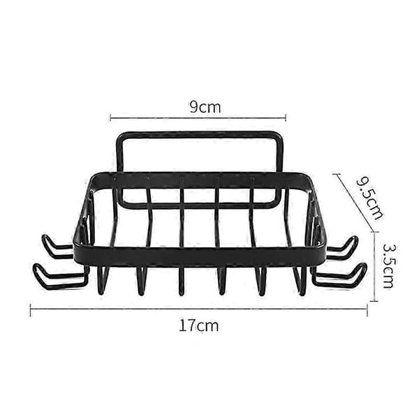 Stor bruseopbevaringsholder i rustfrit stål Pladsbesparende organiseringsstativ til bruser 3 Piece Storage Rack
