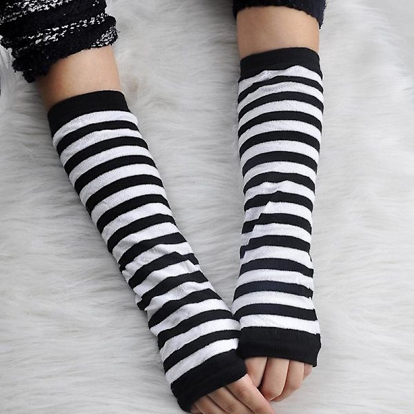4 par Cashmere Feel Wrist Fingerless Handskar Handskar