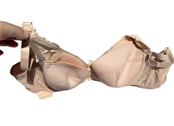 【DT】Silikoniset tekokynnet CD cross-dressing rintaliivit, Ei rintaimplantteja punainen red 85C