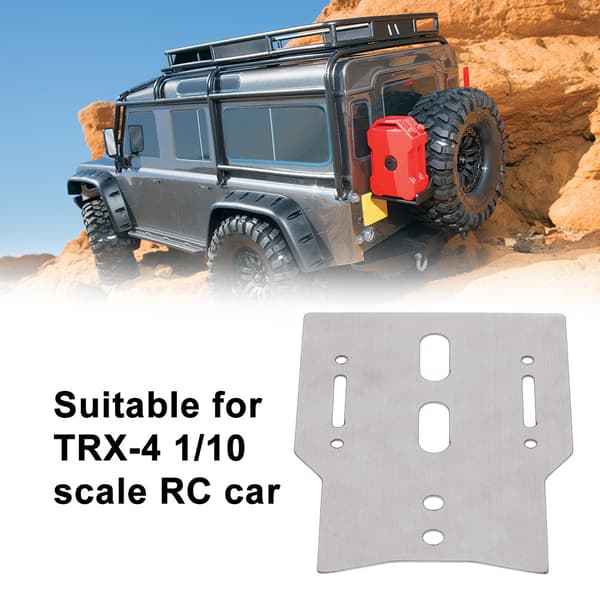 Modelbil Tilbehør Batteriholder Udvidelsesplade Montering til TRX-4 1/10 Skala RC Bil