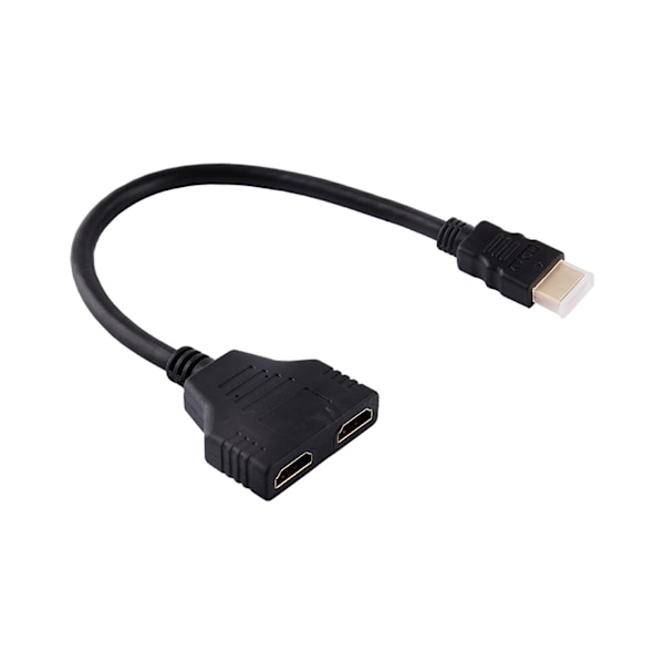 2-vägs HDMI-splitterkabeladapter för HD-TV High Definition Multimedia Interface