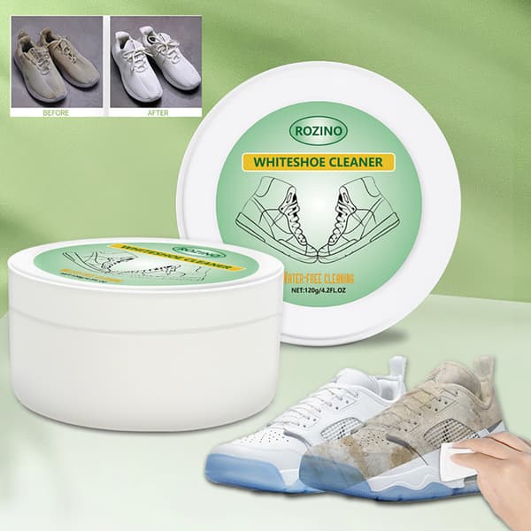 【DENGTU】Skorens Skopleie For Hvite Sko Sneaker Flekkfjerner Paste Skyllfrie Formler Med Svamp 2stk 2pcs