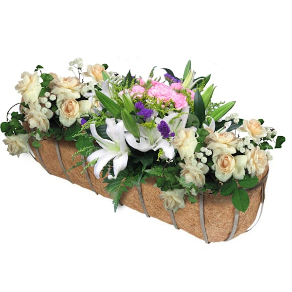 Kokosmatteinnlegg for hengekurver og blomsterpotter - Ideell for løvemunn og Chlorophytum-dekor
