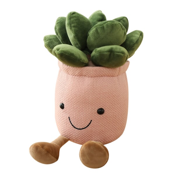 Kreativ växt saftig docka plysch leksak blomma prydnad Meat pink, meaty