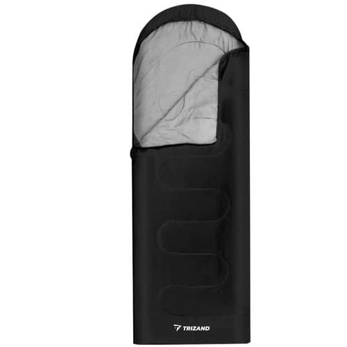 Sovepose med opbevaringspose Black black